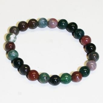 Bracelet 8 mm Agate Grey
