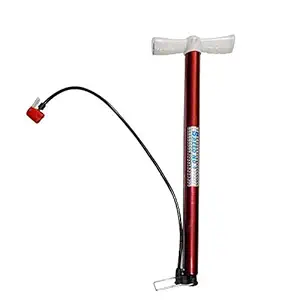 Bulling Bicycle Tyre Air Pump Durable High Pressure, Bicycle and Bike, Car Air Pump with Single Connector Two Outlets (Multicolor)