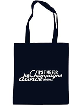 It`s Time For Chmapgne And Dance Bag Black