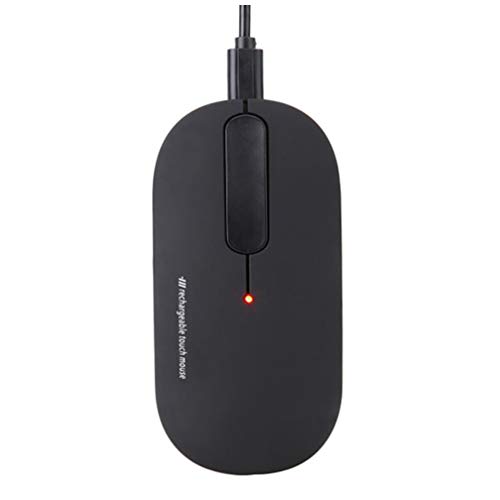 Preisvergleich Produktbild DECJ Berühren Sie Bluetooth-Maus, Wiederaufladbar, Wireless-Ultra-Thin High Compatible Handy Tablet,Black