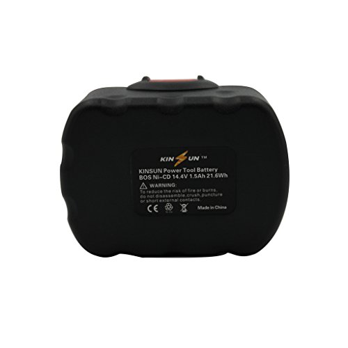 KINSUN Elektrowerkzeug Akku 14.4V 1.5Ah Ni-Cd für Bosch 2 607 335 264 2 607 335 276 2 607 335 465 2 607 335 528 2 607 335 694 2 607 335 711 BAT038 BAT040 BAT041 BAT140 BAT159 - 6