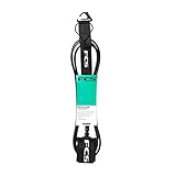 fcs freedom leash shop Suave rotación nailon puños FCS Leash Surf 9 \'Regular tobillo (7 mm) correa, Unisex, negro