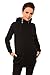 Purpless Maternity 2in1 Pregnancy and Discreet Nursing Hoodie with Zips 9052 (UK 14, Black)