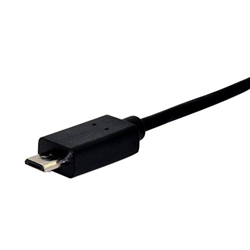 BlueBeach® Slimport Micro USB auf HDMI Adapter mit USB-Ladegerät – Konverter Kabel HDTV für Google Nexus, LG Optimus, Fujitsu stilistische, ASUS Padfone Infinity – MyDP-fähige Mobilgeräte zu HDTV, 4 K x 2 K, 3D, 1080p in schwarz - 2