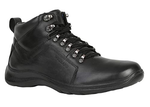 Woodland black leather boots Clearance