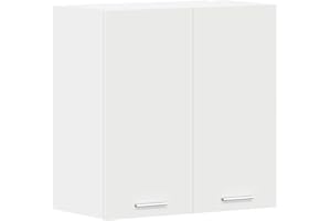 ‎VIDAXL vidaXL Szafka wisząca, "Lyon", biała o wysokim połysku, 60x31x60 cm