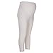 Heavenly Bump Women's Maternity Crop Leggings - Lace Trim, M