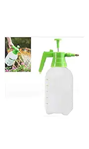 Garden Pump Pressure Sprayer for Sanitizer, Gardening & Watering Plants-2 Liter (White)