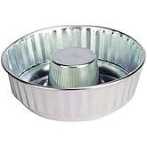 Ravi Bakeware Aluminium Ring Cake Pan - Volcano Pan - Bundt Pan - Large (9 Inches)