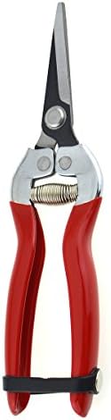 Garden Friends Stainless Steel Straight Pruning Scissors, Great Multi-Tasking Garden Shears for Trimming and Harvesting Flowers, Fruits, Vegetables, Roses, Plants & Vines,Garden scissors