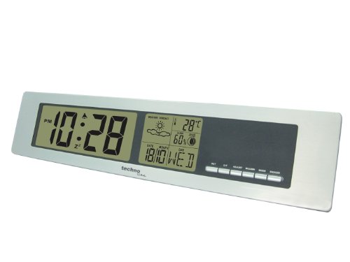 Technoline Wetterstation WS 9123 mit Vorhersage von Wettersituation, Innentemperatur und Mondphasenanzeige