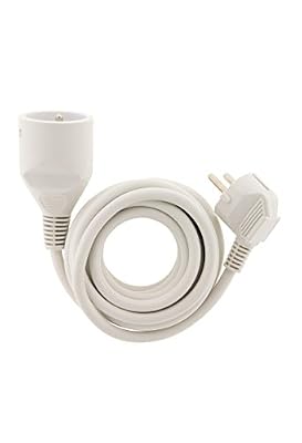ZENITECH Rallonge électrique 3m 3x1,5mm² blanc