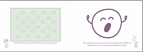 Geschenk für großen Bruder: „kleine Schwester + großer Bruder“-Buch (Öko, Recycling-Papier, Erinnerungsalbum/ Fotoalbum für Geschwister zur Geburt) - 4