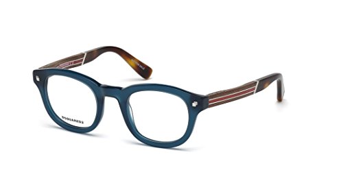 Preisvergleich Produktbild DSQUARED2 Unisex-Erwachsene Sonnenbrille DQ5230, Blau (Blu Luc), 47.0