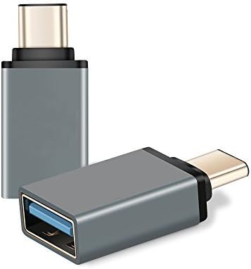 USB-C to USB Adapter, XMDirect USB 3.0 High Speed full Aluminum Type-C Thunderbolt 3 to USB-A OTG Cable Mini Converter for Macbook Pro 2016, Dell XPS, ChromeBook Pixel, Nexus 5X, Nexus 6P, Nokia N1, OnePlus 2 and More (2-Pack)