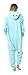 Produktbild Katara 1744 - Krümelmonster Kostüm-Anzug Onesie/Jumpsuit Einteiler Body für Erwachsene Damen Herren als Pyjama oder Schlafanzug Unisex - viele verschiedene Tiere