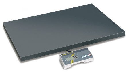 Allround-Plattformwaage [Kern EOE 150K50XL] mit Top Preis-Leistungs-Verhältnis, Wägebereich [Max]: 150 kg, Ablesbarkeit [d]: 50 g, Wägeplatte: BxTxH 945x505x65 mm (Metall lackiert)