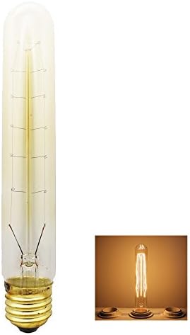 Retro Lighting E27 40 W LED Light Bulb Edison Screw 220-240 V Warm White Bulb Lamp Light Bulb Decorative Lighting Dimmable Bulb Filament Thread Retro T30-185