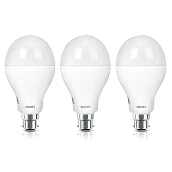 Philips Stellar Bright Base B22 23-Watt LED Bulb (Pack of 3, Cool Day Light)