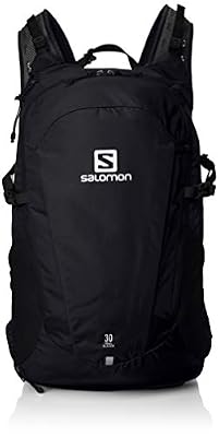 Salomon, Sac à Dos Léger pour la Randonnée ou le Vélo, 30 L, TRAILBLAZER 30, Noir, LC1048200