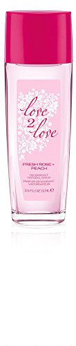 Love 2 Love Fresh Rose Plus Peach Fragrance Mist for Her, 240 ml