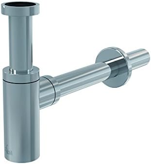 Alcaplast Design Siphon / Trap for Basin All-Metal in Chrome