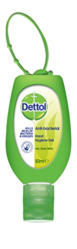 Dettol Antibacterial Hand Gel, Aloe Vera 50 ml - Pack of 4