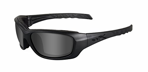 Wiley X Schutzbrille WX Gravity aus der Black Ops Kollektion, Matt Schwarz, M-L, CCGRA01