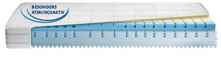 Preisvergleich Produktbild Diamona Medikontur Deluxe 90x200 H2