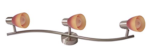 Preisvergleich Produktbild RABALUX Spot Glas E14, Orange 3-flammig