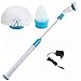 Produktbild EMSMIL Elektrische Reinigungsbürste Spin Scrubber mit 3 Bürsten Bürstenköpfe Akku Cleaner Schrubben Wiederaufladbar Putzen Reinigungszubehör für Toilette Haushalt Bad Küche Boden Fliesen Terrasse