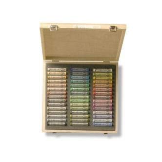 CAJA MADERA 45 PASTELES REMBRANDT