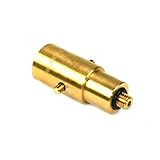 Longitud total: 72 mm. Drehmeister Bayoneta Reservorio Adaptador 10 mm, latón Auto Gas, LPG, GPL
