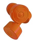 Resistentes. Sveltus - Mancuernas de Cemento, 3 kg (el par), Unisex, Color Naranja, XL, Talla única