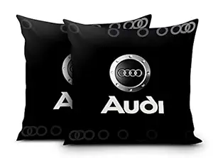 DreamVio Super Imported Micro & Velvet Car Cushions/Pillows for Your Car (12x12 Inches) Set of 2 Style 24