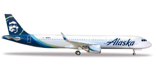 Preisvergleich Produktbild Herpa 531894 Alaska Airlines Airbus A321neo