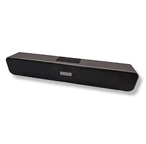 JUST BLACK XE-S1 10 Watt Soundbar, Sound Bars for TV of Home Theater System (Bluetooth 5.0, 34 inch, DSP, Strong Bass, Wireless Wired Connections, Bass Adjustable, Wall Mountable)