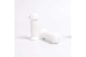 FRSOHEWIN Manopole per bicicletta per bambini, impugnature ergonomiche, in gomma, antiscivolo, per bambini, bicicletta, 1 paio di bici da città, 100 mm, colore nero