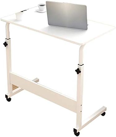 Eeayyygch Laptop Tray Removable Computer Universal wheel Bracket Notebook Table MDF Material Desk for Sofa/Bedroom - White (Color : -, Size : -)