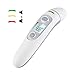 Produktbild Power You Baby Ohr und Stirn Thermometer, professionelle digitale Infrarot-Thermometer mit hoher Präzision, hohe Temperatur Warnung, Hintergrundbeleuchtung Display, Instant Reading, Speicher erinnern, grau-weiß