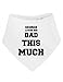 Personalised Name Loves His Dad This Much Cute Custom Father's Day Gift Bandana Baby Bib