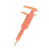 80mm Mini Plastic Vernier Caliper Measuring Ruler Sliding Caliper Gauge Diameter Length Depth Tool