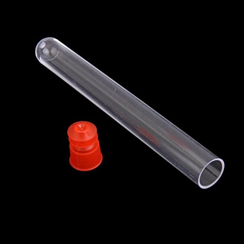 LEORX Reagenzgläser 100x16mm Prämie Einweg nicht graduierte Kunststoff Reagenzgläser-20ST - 4