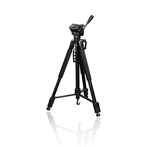 Hama Fotostativ Action 165 3D (Höhe 61–165 cm, Gummifüße und Spikes, Belastbarkeit bis 4 kg, Gewicht 1320 g leicht, Kamera Stativ inkl. Tragetasche) schwarz - 14
