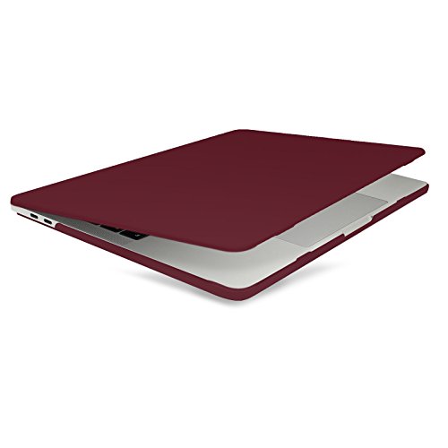 MacBook Pro 13 Hülle 2016, Infiland Ultra Slim Hochwertige Matt Gummierte Hartschale Tasche Schutzhülle Snap Case für NEUESTE 13-zoll MacBook Pro 13" (2016 Freisetzung) A1706 / A1708 (Rotwein)