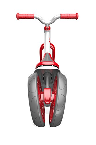 Yvolution Velo Twista Kids' Kids Bike Red, aluminium frame, 1 speed twist & click innovative wheel adjustment technology shock absorbing soft rubber wheels