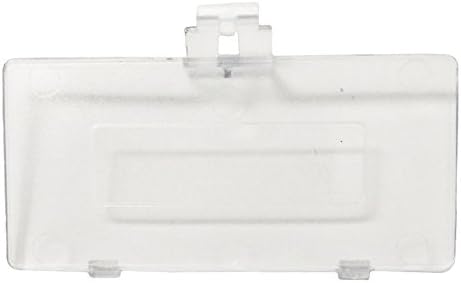 iMinker Plastic Battery Cover Lid Door Replacement Parts for Nintendo Gameboy Pocket/Game Boy Pocket, GBP Console (Transparent-2 Pieces)