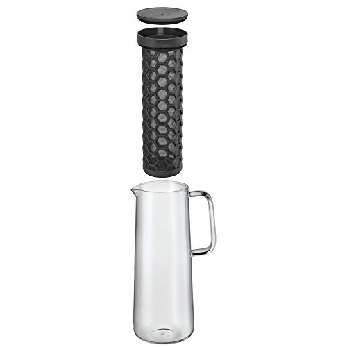 WMF Cold Brew Kaffeezubereiter CoffeeTime Höhe 27 cm Füllmenge 1,2l Ø 12 cm Glas Handwäsche Aromawaben-Dauerfilter Kaffeekanne - 7