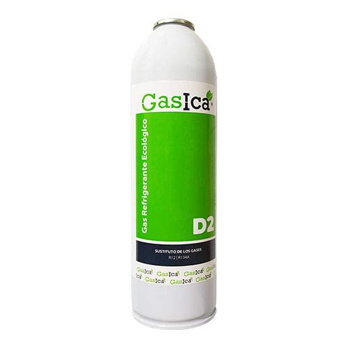 ESTANDARD Gas ECOLOGICO D2 312g. SUSTITUTO R12,R134a EQUIVAL. 831.26 g - R134a