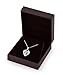 Sterling Silver necklace for Birth or Christening, featuring a small heart engraved with the words "Guardian Angel Protect Me" and an angel on the reverse.
